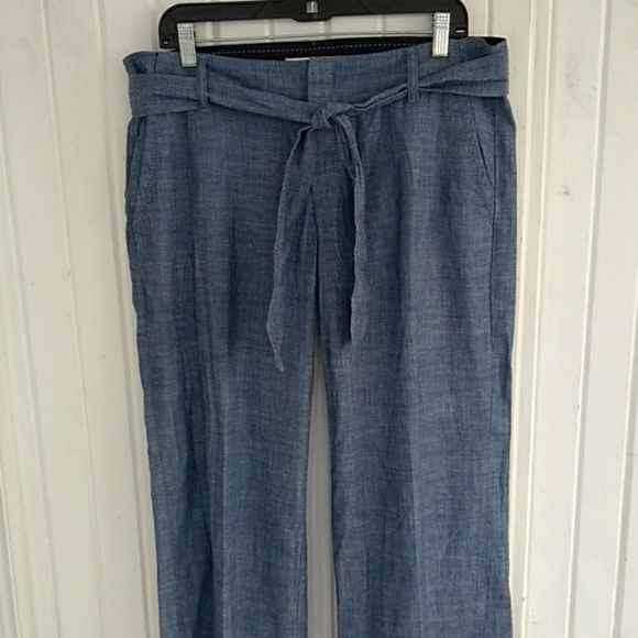 Banana Republic Pants - Banana Republic Wide Leg Chambray Pants 14 P